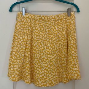 Forever 21 Floral Skater Skirt